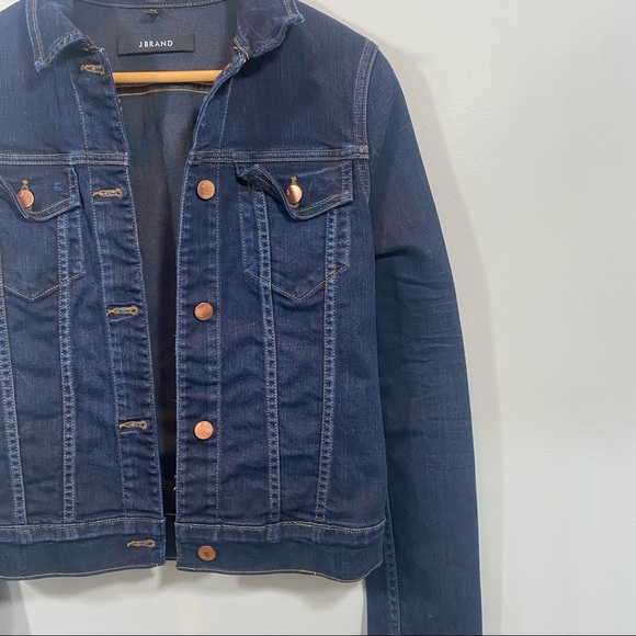 J Brand Dark Wash Jean Jacket Size XS - Picture 3 of 7
